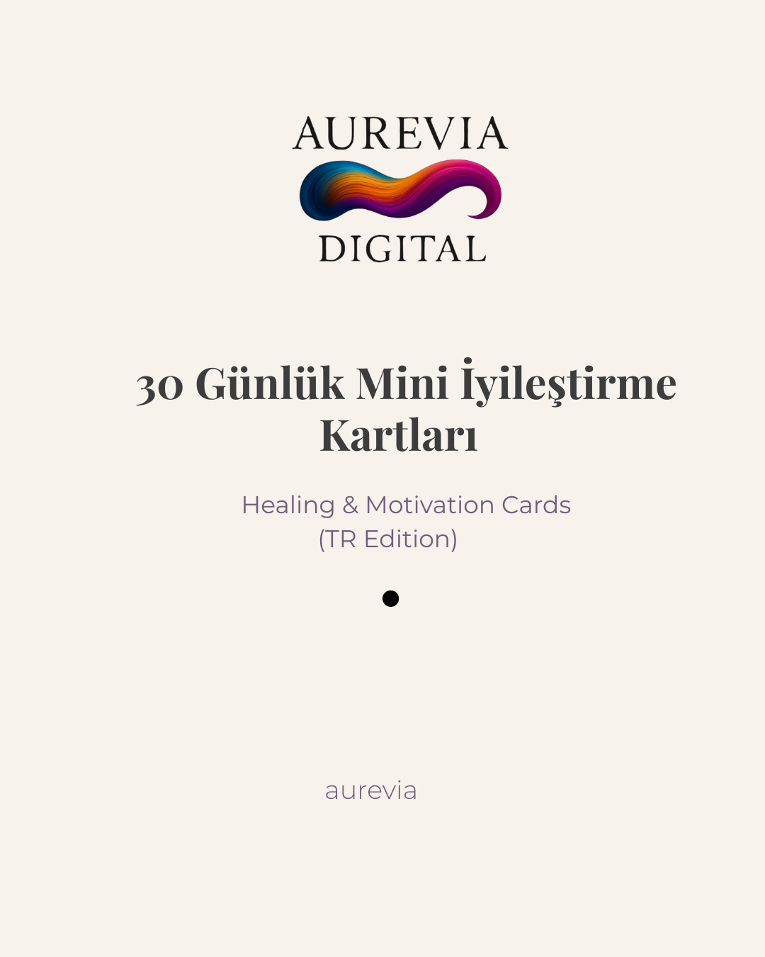 30 Günlük Mini İyileştirme Kartları- Dijital Ürün (PDF)